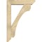 Ekena Millwork Legacy Slat Rough Sawn Bracket w/ Offset Brace, Douglas Fir, 6"W x 26"D x 38"H BKT0604X26X38LEC06RDF - alternate 4